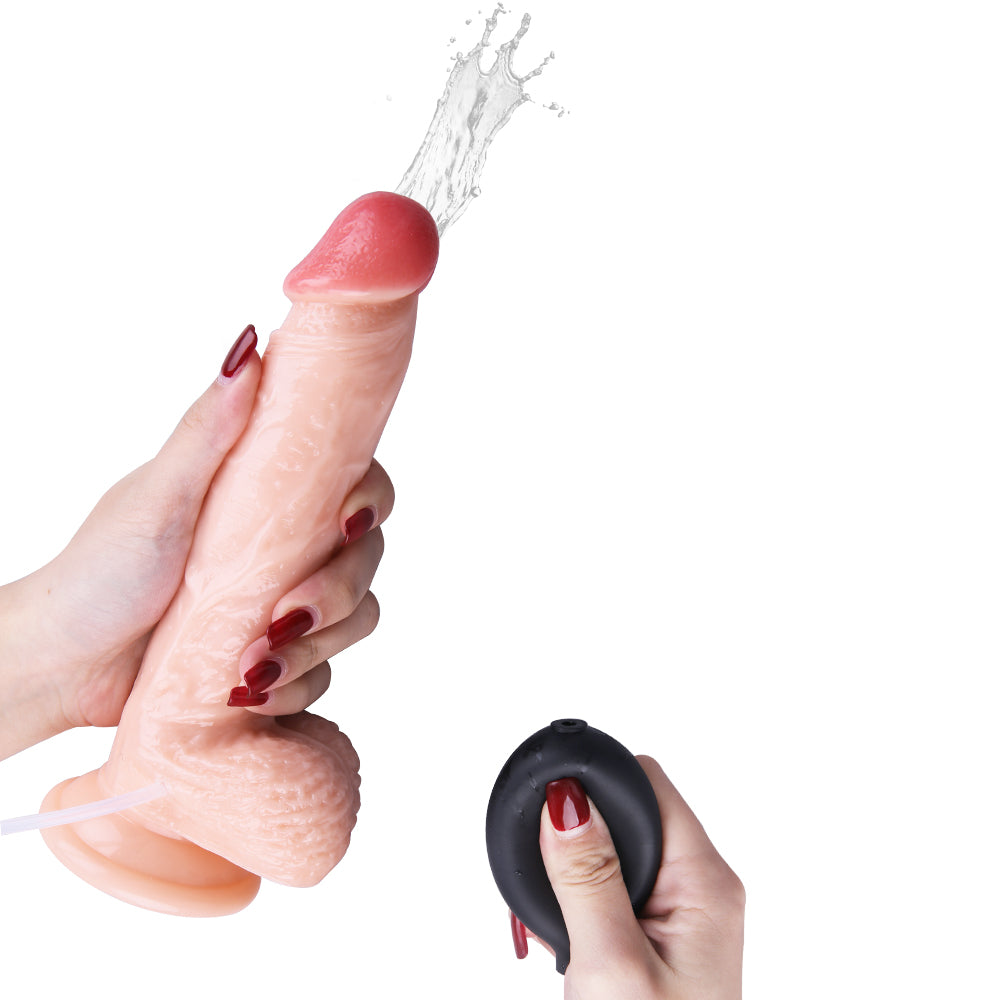 8.27in Realistic Feeling Cumming Dildo