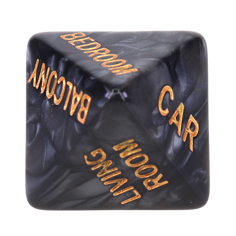 5 PCS Fun Acrylic Dice Love Dice