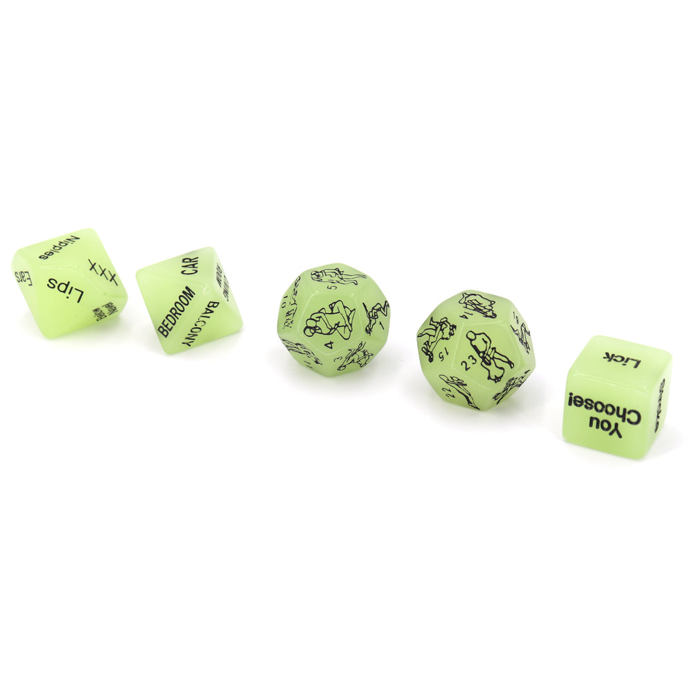 5 Luminous Sex Position Dice