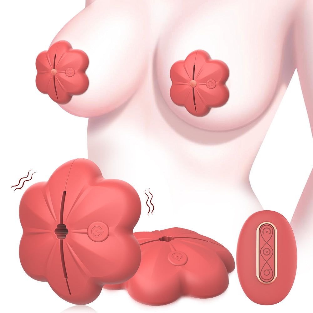 Flower Remote Control Breast Vibrator