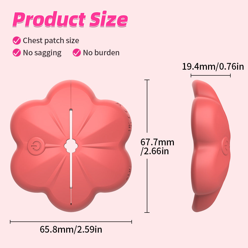 Flower Remote Control Breast Vibrator