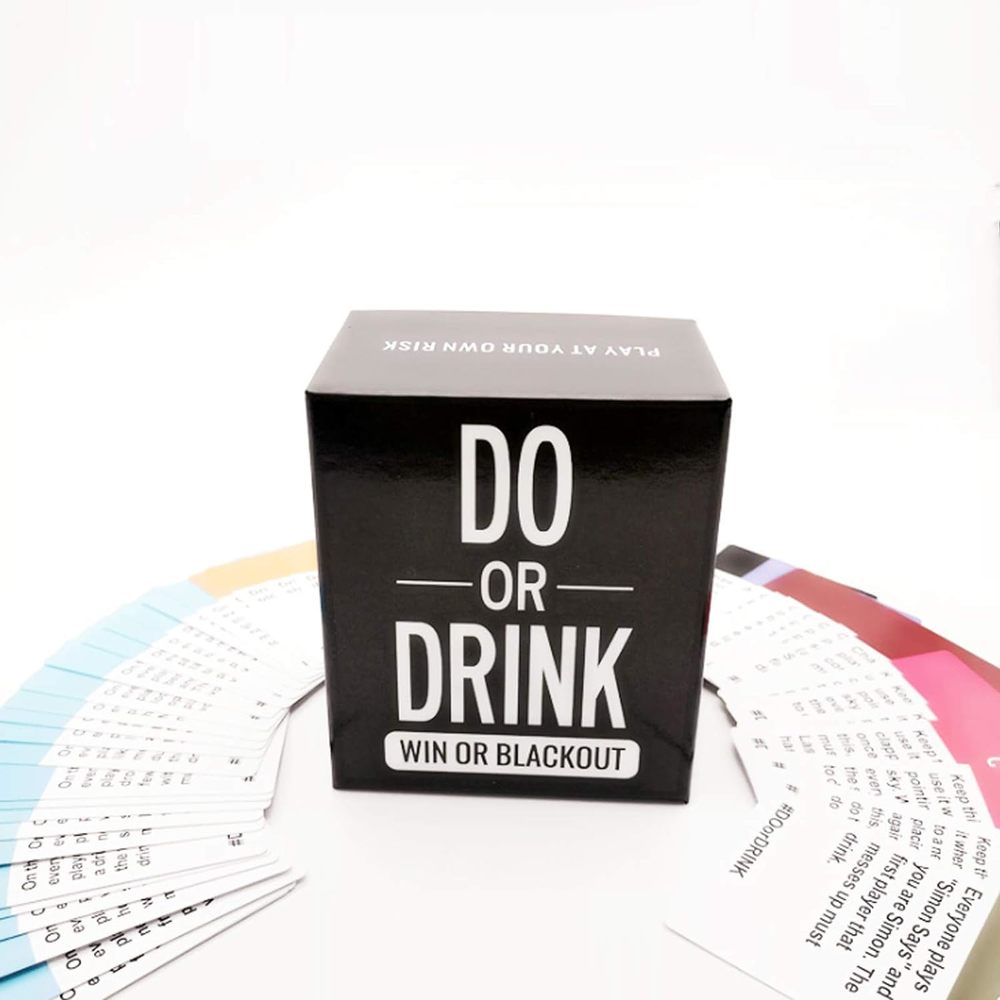 Do or Drink Win or Blackout Card Game