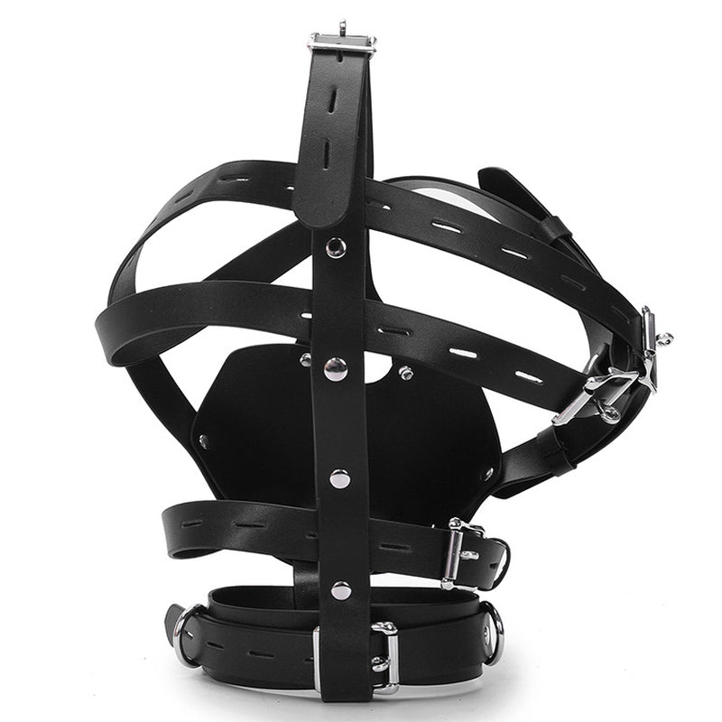 Ajustable Buckle Black Leather Harness