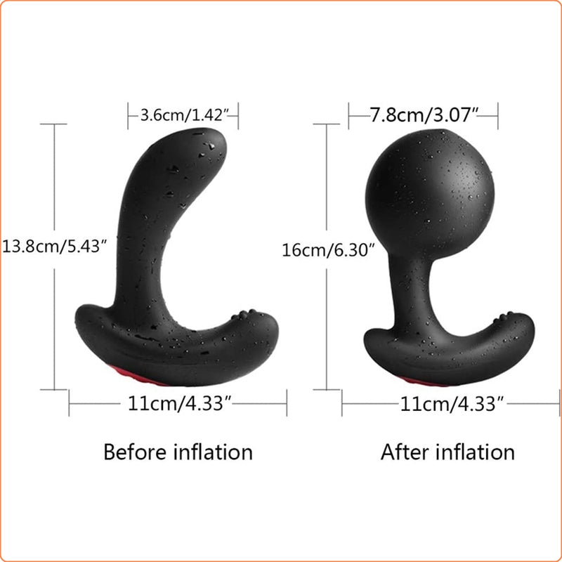 Inflatable Huge Anal Vibrator