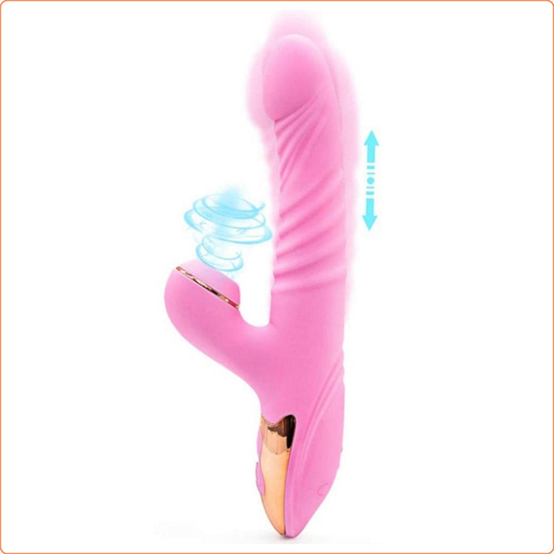 Whirlwind Thrusting Suction Vibrator