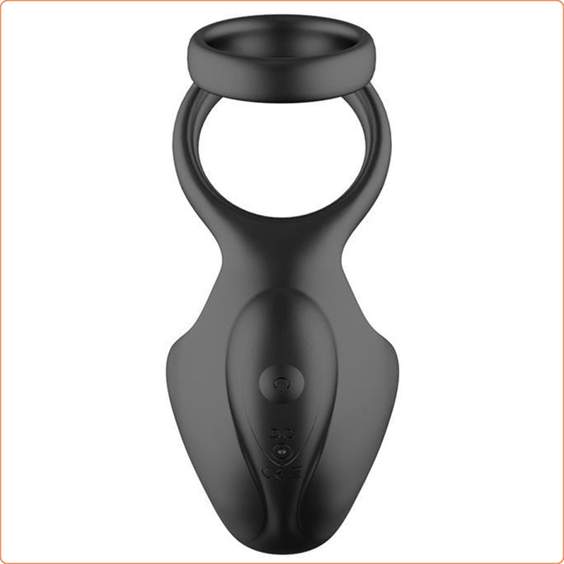 Rechargeable Silicone Dual Penis Ring