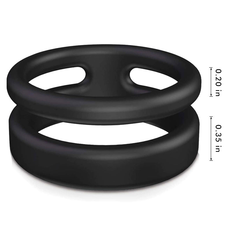 Silicone Dual Penis Ring