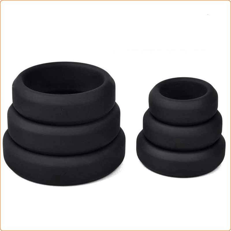 Premium Grade Soft Silicone Penis Rings