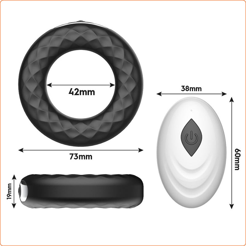 Vibrating Penis Cock Ring with 10 Modes