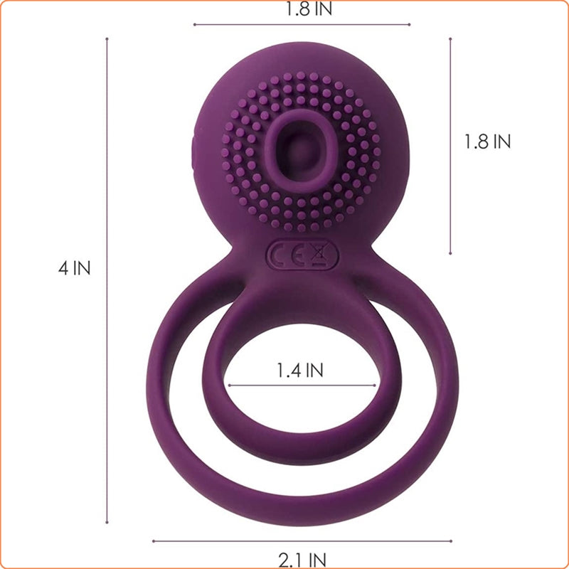 SVAKOM Cock Ring Vibrating Dual Penis Rings