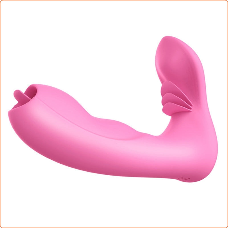 Tongue Strap-on vibrator