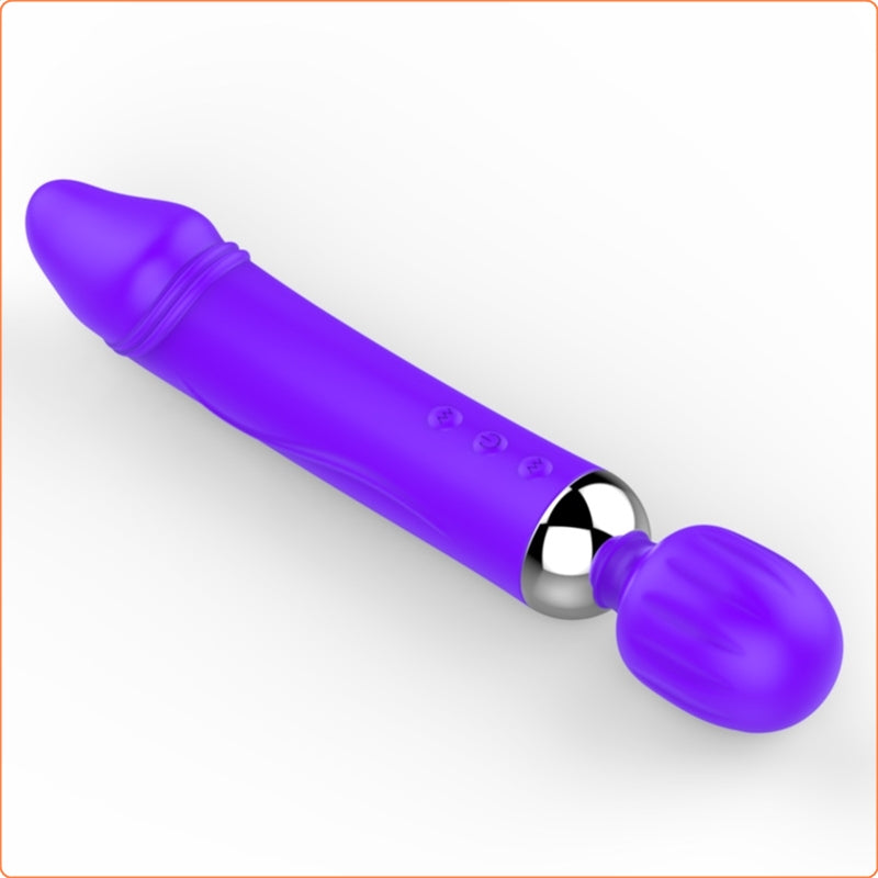 Wand Massager With Dildo Head