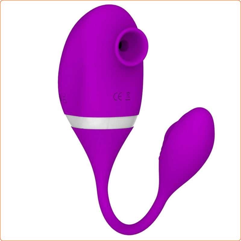 Nipple Clitoral Sucking Vibrator with Vibrating Egg