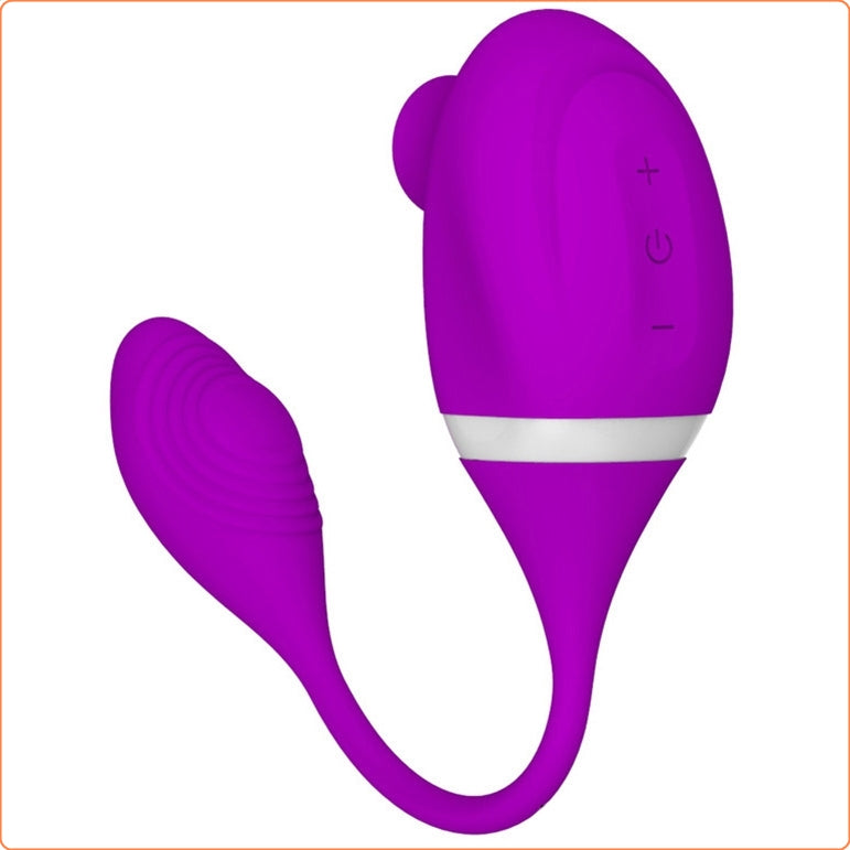 Nipple Clitoral Sucking Vibrator with Vibrating Egg