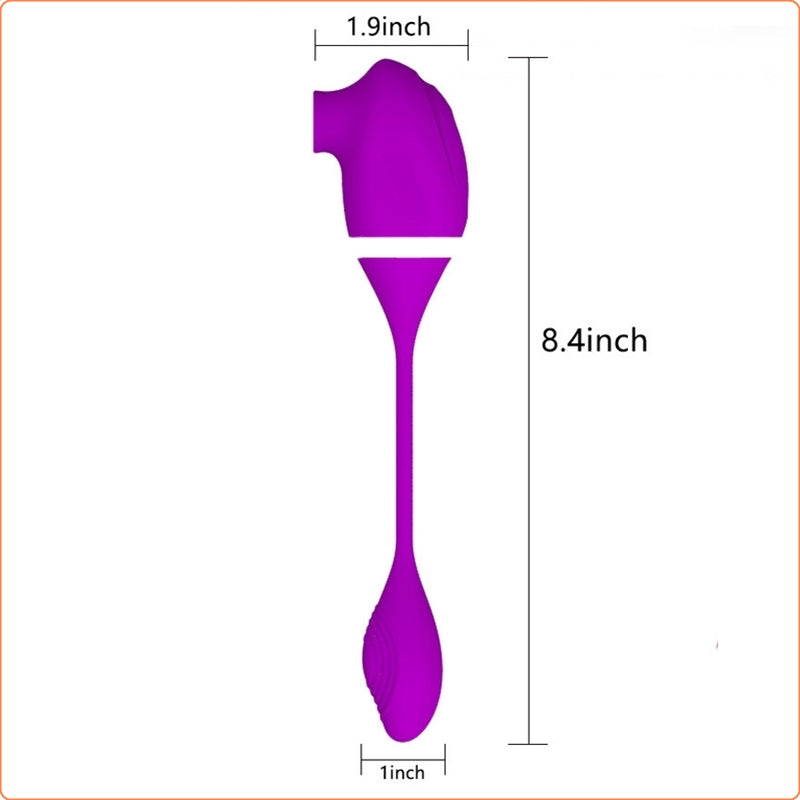 Nipple Clitoral Sucking Vibrator with Vibrating Egg